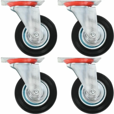 Afbeelding van VidaXL 24 st Zwenkwielen 100 mm