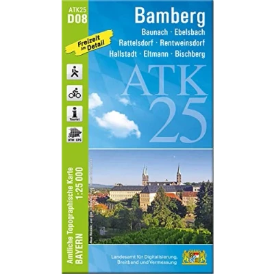 Afbeelding van Bamberg (Amtliche Topographische Karte 1:25000)