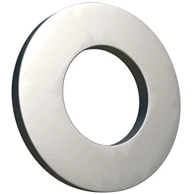 Afbeelding van 50 stuks Platte sluitringen van gegalvaniseerd gelegeerd staal, (afmetingen: M6) sluitring voor het afdichten schroeven, afdichtingsringen, accessoires ISO 7089 DIN 125 (6 mm x 12 mm)