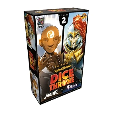 Afbeelding van Lucky Duck Games Dice Throne S1 Monnik, VS Paladin