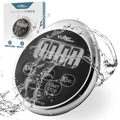 Afbeelding van Douchetimer Digitale waterdichte timer Douche klok Showertimer Kookwekker Digitaal IPX7