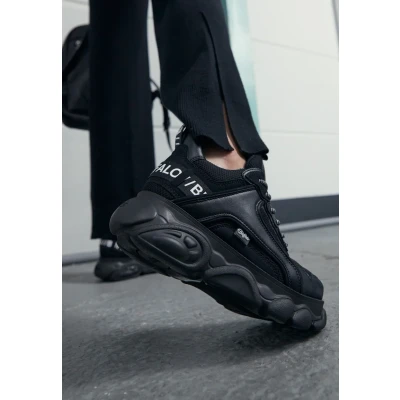 Afbeelding van Buffalo Chai dames dad sneaker Zwart wit Maat 36