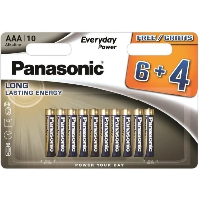 Afbeelding van Panasonic Alkaline Everyday Power LR03/AAA 10 Stuks