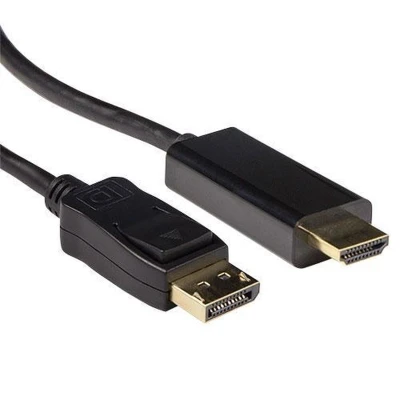 Afbeelding van ACT Verloopkabel DisplayPort male naar HDMI A 1,80 m AK3990