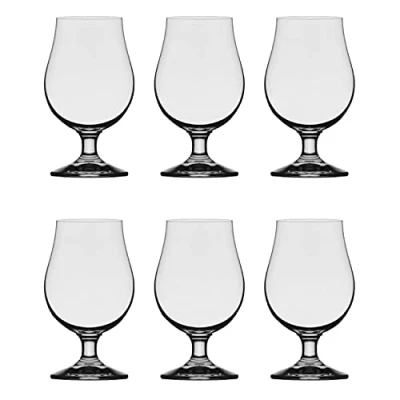 Afbeelding van Stölzle_Lausitz bierglas tulp serie Berlijn 390ml I set van 6 gebogen bierglazen 0,3 l vaatwasmachinebestendig edel loodvrij kristalglas breekt niet top kwaliteit
