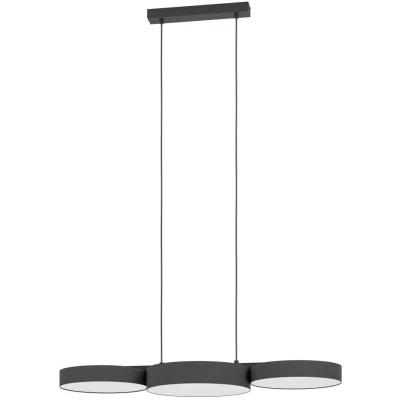 Afbeelding van EGLO connect.z Barbano Z Hanglamp 82 cm Zwart/Wit Instelbaar RGB &amp; wit licht Dimbaar Zigbee