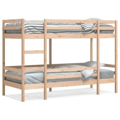 Afbeelding van vidaXL Stapelbedframe zonder matras massief grenenhout 90x190 cm