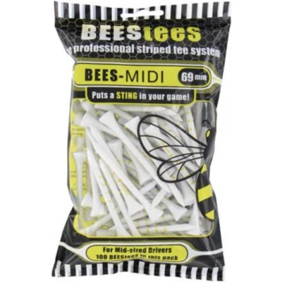 Afbeelding van Bee Tees golftees, 69 mm, voor middelgrote bestuurders, 100 stuks