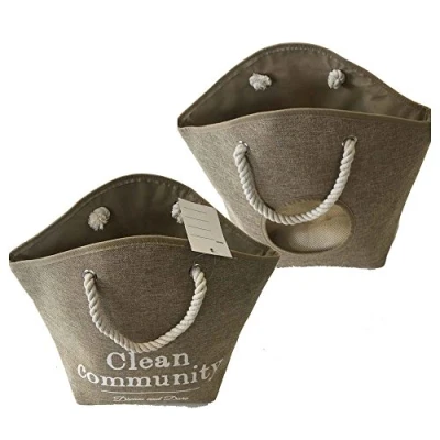 Afbeelding van D&amp;D Dierenmand waszak beige