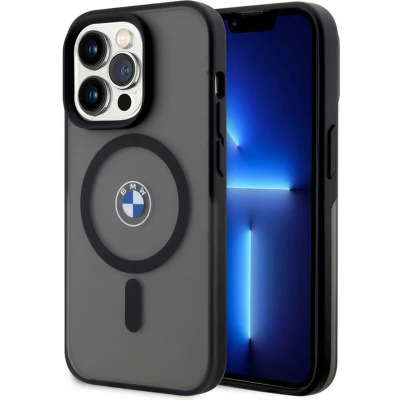 Afbeelding van BMW IML Signature Back Case (MagSafe Compatible) Apple iPhone 15 Pro Max (6.7&quot;) Zwart