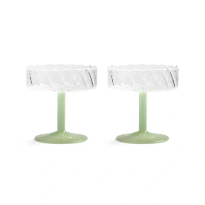 Afbeelding van &amp;Klevering Twirl Coupe 20 Cl Set Van 2 Lindegroen