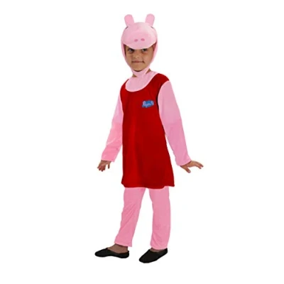 Afbeelding van Ciao Peppa Pig 11290.4 5 origineel kostuum voor meisjes (maat 4 jaar),