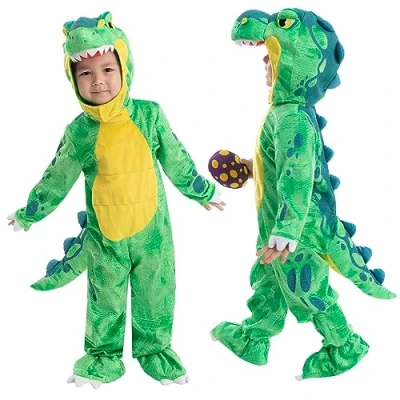 Afbeelding van Spooktacular Creations Halloween Baby T Rex Kostuum Unisex Dinosaurus Luier Overall Jumpsuit voor Verkleedfeest (18 24 Maanden)