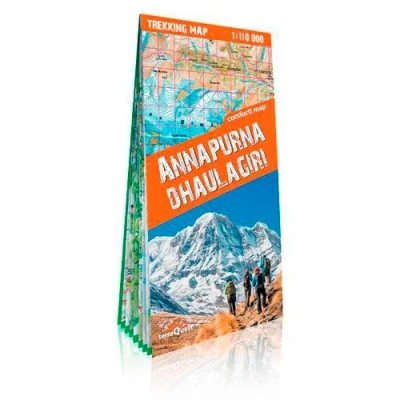 Image de Annapurna, Dhaulagiri 1/110.000 (carte grand format laminée, trekking tQ)
