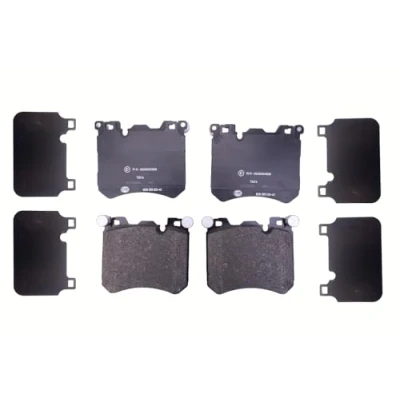 Afbeelding van HELLA 8DB 355 020 431 Remblokkenset Geschikt voor slijtage waarschuwingscontact Met toebehoren, balansgewichten BMW: X6, X5