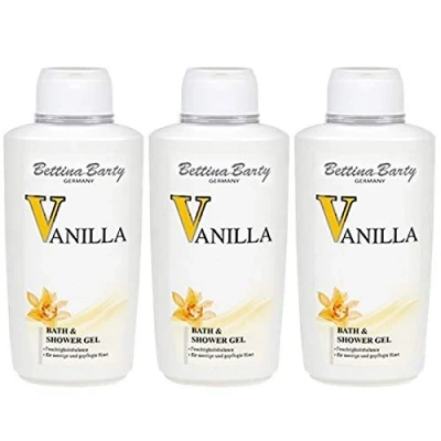 Afbeelding van Bettina Barty Vanilla Bath &amp; Shower Gel, 3 x 500 ml