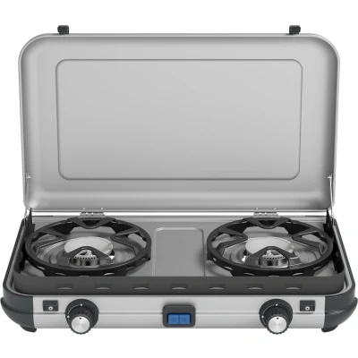 Afbeelding van Campingaz Camping Kitchen Maxi R 2 pits Kooktoestel Grijs Gaskooktoestel Opbouw
