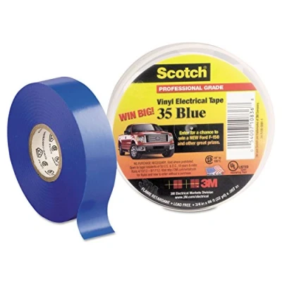 Afbeelding van Scotch 3M Premium 35 Professional Isolatietape 19mm x 20m Blauw