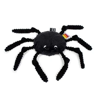 Afbeelding van Les Deglingos Knuffel Spin Zwart 15 Cm