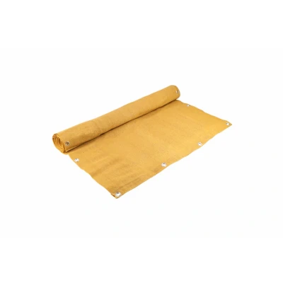 Afbeelding van Wovar Balkonscherm 90 x 500 cm Balkondoek Beige 160 g/m² Per Stuk