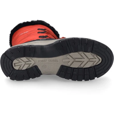 Afbeelding van Josef Seibel Snowboots, Dames, Maat: 41, Schwarz rot Soft synthetic