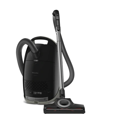 Afbeelding van Miele Guard M1 Cat &amp; Dog Flex Stofzuiger Met Zak Obsidiaanzwart Zwart Sledestofzuiger 890 Watt Electronische zuigkrachtregeling
