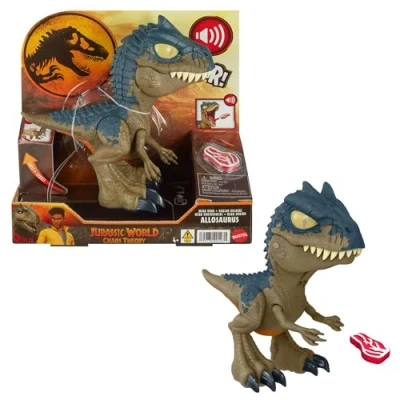 Image de Jurassic World: ChompChomp Allosaurus méga rugissement figurine de dinosaure HVB45