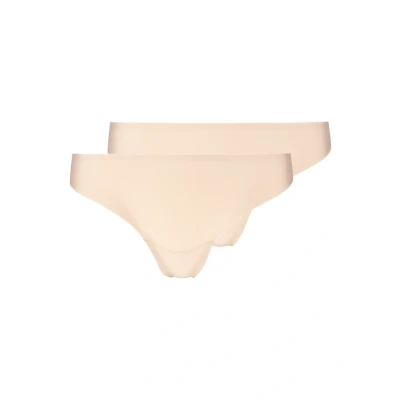 Afbeelding van Magic Bodyfashion Dream Invisibles 2 PACK String, Dames, Maat: Medium, Latte