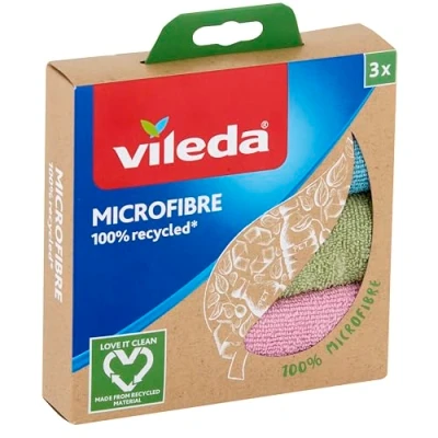 Afbeelding van Vileda Microvezeldoek 100% Gerecycleerd 3 stuks