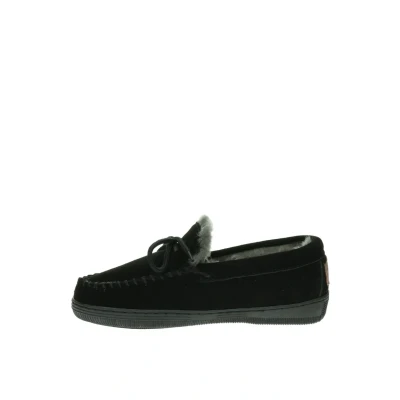 Afbeelding van Warmbat Australia Koala Instappers, Dames, Maat: 36, Zwart Veloursleer