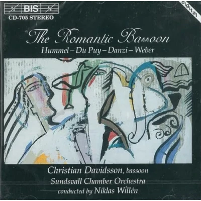 Afbeelding van Christian Davidsson, Sundsvall Chamber Orchestra, Niklas Willén The Romantic Bassoon (CD)