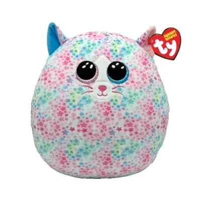 Image de Peluche TY Squish a boos Coussin Emma le chat 20 cm