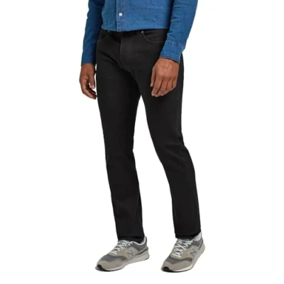 Afbeelding van WHITELISTED Slim Fit MVP herenjeans, zwart, 33 W/30 L, zwart.