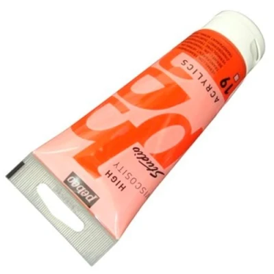 Afbeelding van Pébéo 837019 Studio acrylverf, 100 ml, Vermillon Transparent , rood