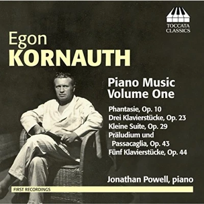 Afbeelding van Jonathan Powell Egon Kornauth: Piano Music, Volume 1 (CD)