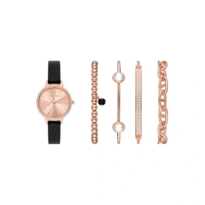 Afbeelding van Skechers Traditional Elevated Glitz SET Horloge, Dames, Maat: One Size, Black