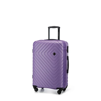 Afbeelding van Wittchen Medium Suitcase FROM ABS Trolley, Dames, Maat: One Size, Dark purple