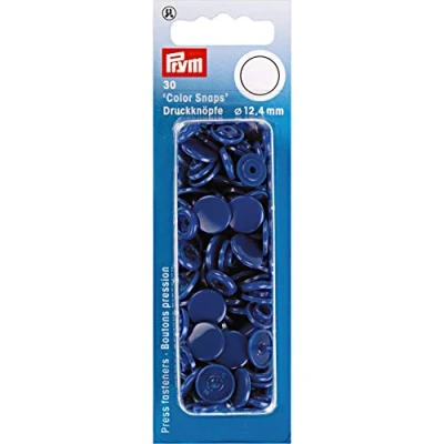 Afbeelding van Prym Drukknoop Color Snaps rond royal blauw