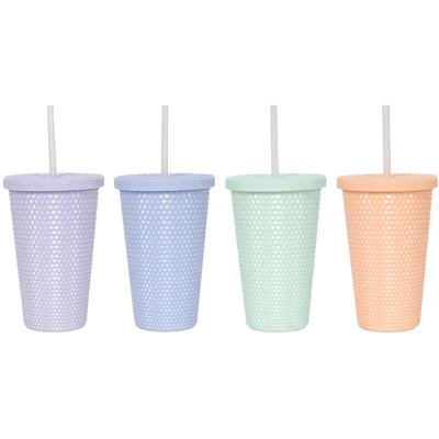 Afbeelding van Drinkbeker Diamond 500ml met rietje
