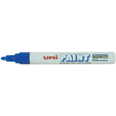 Afbeelding van Permanente markeerstift Uni Ball PX 20 Blauw (12 Stuks)