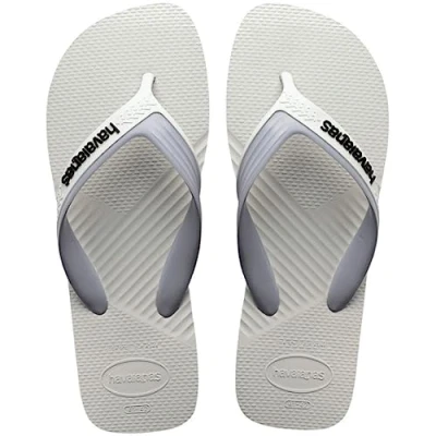 Afbeelding van Havaianas Casual 2.0, heren flip, wit en ijsgrijs