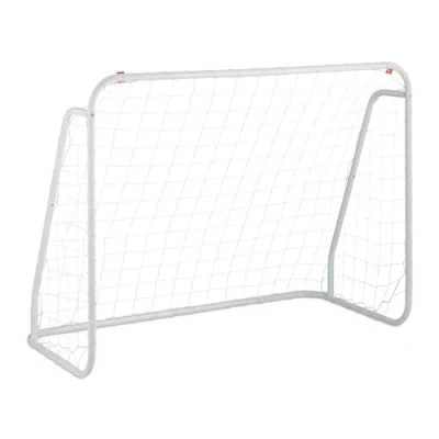 Afbeelding van voetbaldoel 96 x 124 cm kinderen volwassenen staal net met haringen