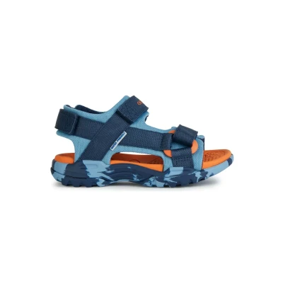 Afbeelding van Geox Borealis BOY Outdoorsandalen voor kinderen, Maat: 29, Light blue navy Textiel
