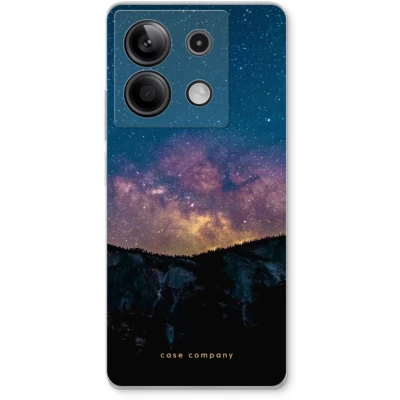 Afbeelding van Case Company® hoesje geschikt voor Xiaomi Redmi Note 13 5G Travel to space Soft Cover Telefoonhoesje Bescherming aan alle Kanten en Schermrand