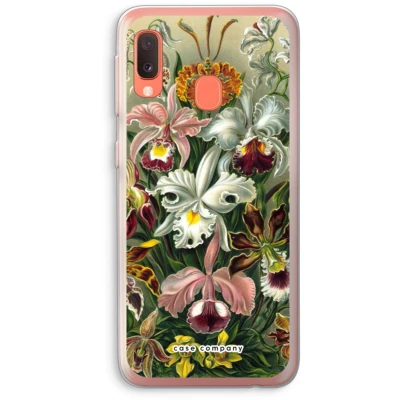 Afbeelding van Case Company® hoesje geschikt voor Samsung Galaxy A20e Haeckel Orchidae Soft Cover Telefoonhoesje Bescherming aan alle Kanten en Schermrand