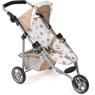 Afbeelding van Bayer Chic 2000 Lola poppenwagen, buggy voor poppen tot ca. 50 cm, beige beer