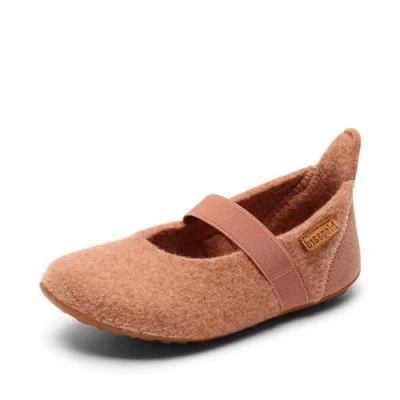 Afbeelding van Bisgaard Casual Pantoffels voor kinderen, Maat: 34, Rose Leer en textiel