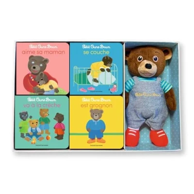 Afbeelding van MON COFFRET A HISTOIRES PETIT OURS BRUN (+ PELUCHE)