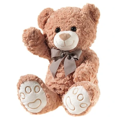 Afbeelding van Heunec Teddybeer lichtbruin/crème 128064