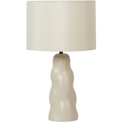 Afbeelding van Beliani VILAR Tafellamp Beige Keramiek